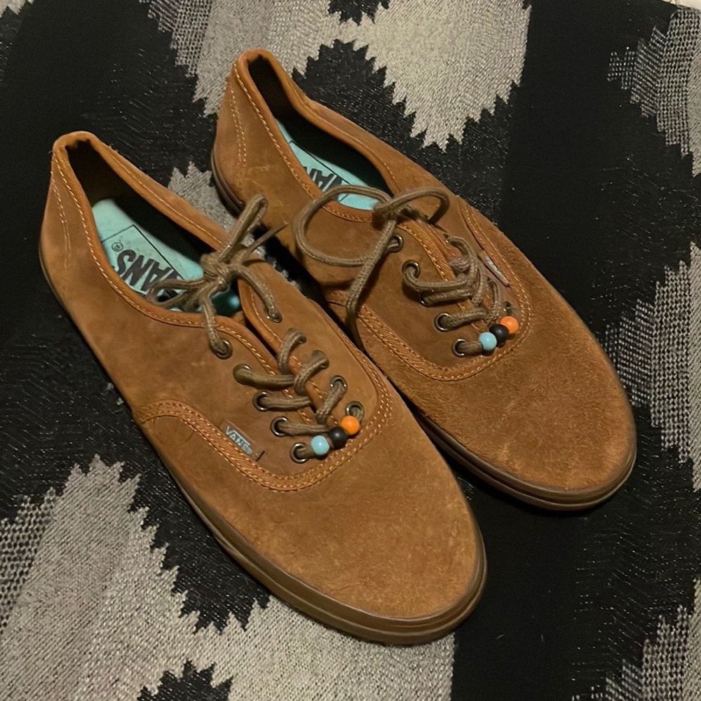 Suede Beaded Vans